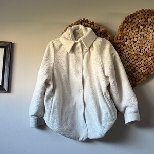Alo Yoga Micro Sherpa Envy Jacket size S in Ivory